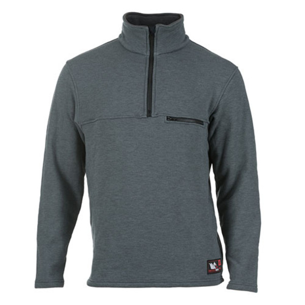 Dragonwear Elements Quarter Zip Sweatshirt in Gray